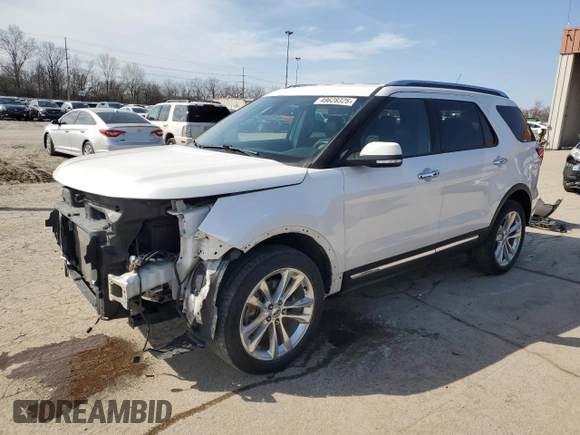 2018 Ford Explorer Limited with VIN 1FM5K8F81JGB77561, listed as a Copart auction lot 49628325 with 98,905 mi miles and Clean Title. Bid and sale history available at carsss.com. Image 1.