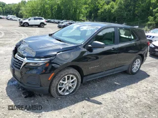 2024 Chevrolet Equinox LS with VIN 3GNAXSEG1RL349760, listed as a Copart auction lot 61482045 with 11,603 mi miles and Salvage title. Bid and sale history available at DreamBid. Image 1.