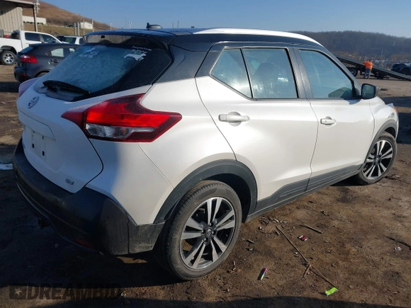 2019 Nissan Kicks S with VIN 3N1CP5CU5KL550663, listed as a IAAI auction lot 41659260 with 89,672 mi miles and . Bid and sale history available at carsss.com. Image 4.