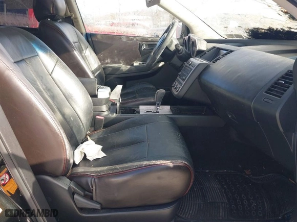 2006 Nissan Murano SL with VIN JN8AZ08W26W526238, listed as a IAAI auction lot 41351152 with 162,608 mi miles. Bid and sale history available at carsss.com. Image 5.