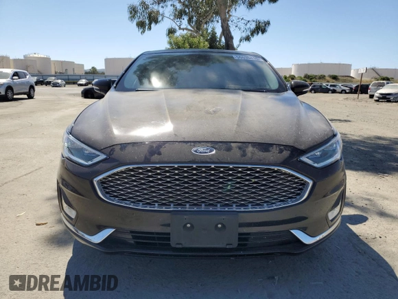 2019 Ford Fusion Titanium with VIN 3FA6P0SU2KR202384, listed as a Copart auction lot 56030415 with 64,774 mi miles and Salvage title. Bid and sale history available at DreamBid. Image 5.