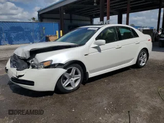 2004 Acura TL with VIN 19UUA66284A046588, listed as a Copart auction lot 47814095 with 152,355 mi miles and Salvage Title. Bid and sale history available at carsss.com. Image 1.