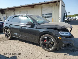 2020 Audi SQ5 Premium Plus with VIN WA1B4AFY4L2123545, listed as a Copart auction lot 71704534 with Not Provided miles and Salvage Title. Bid and sale history available at DreamBid. Image 4.