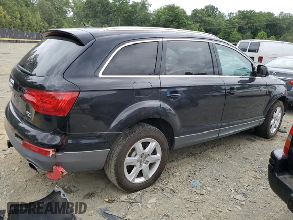 2014 Audi Q7 3.0T Premium with VIN WA1CGAFE3ED020786, listed as a Copart auction lot 63790064 with 0 mi miles and Salvage Title. Bid and sale history available at carsss.com. Image 3.