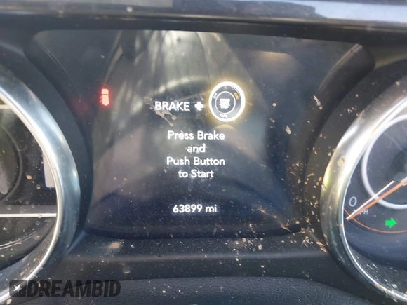2019 Jeep Wrangler Unlimited Sport S with VIN 1C4HJXDG7KW671598, listed as a IAAI auction lot 42059734 with 63,899 mi miles and . Bid and sale history available at DreamBid. Image 7.