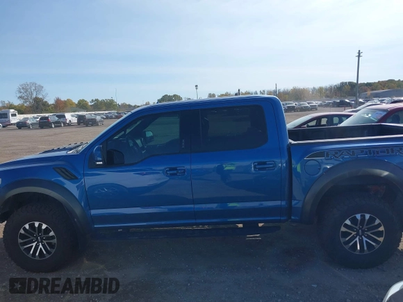 2019 Ford F-150 Raptor with VIN 1FTFW1RG7KFA15755, listed as a IAAI auction lot 40604769 with 34,627 mi miles. Bid and sale history available at carsss.com. Image 14.