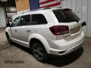 2015 Dodge Journey Crossroad with VIN 3C4PDDGGXFT748991, listed as a Copart auction lot 47484915 with 124,367 mi miles and Salvage Title. Bid and sale history available at carsss.com. Image 2.