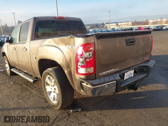 2008 GMC Sierra 1500 SLE1 with VIN 2GTEK13M581217452, listed as a IAAI auction lot 41394439 with 156,004 mi miles. Bid and sale history available at carsss.com. Image 3.