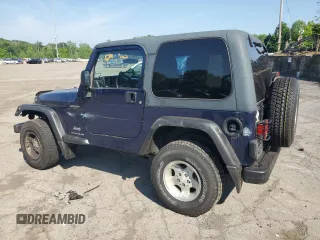 2003 Jeep Wrangler Sport z VIN 1J4FA49S13P347815, wystawiony jako Copart lot #59536685 z przebiegiem 74 298 mil mil oraz Szkoda całkowita • Salvage title. Historia ofert i sprzedaży dostępna na DreamBid. Obrazek 2.