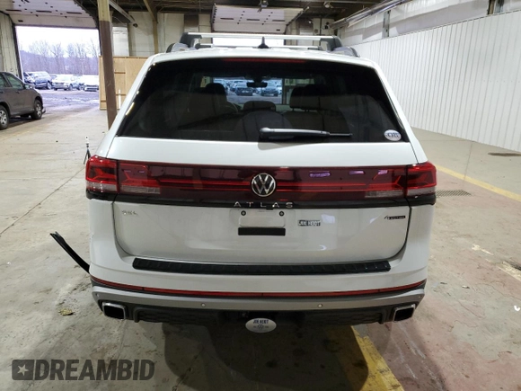 2024 Volkswagen Atlas Peak Edition SEL with VIN 1V2GR2CA1RC572824, listed as a Copart auction lot 86086774 with 7,098 mi miles and Salvage title. Bid and sale history available at DreamBid. Image 6.