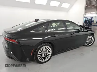 2021 Toyota Mirai XLE with VIN JTDAAAAA1MA002130, listed as a Copart auction lot 52319235 with 34,438 mi miles and Salvage title. Bid and sale history available at DreamBid. Image 3.