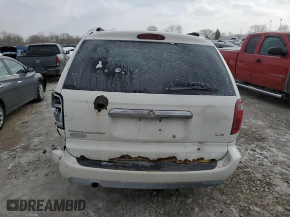 2006 Chrysler Town & Country LWB LX with VIN 2A4GP44R06R887165, listed as a Copart auction lot 41822255 with 294,215 mi miles and Salvage Title. Bid and sale history available at carsss.com. Image 6.