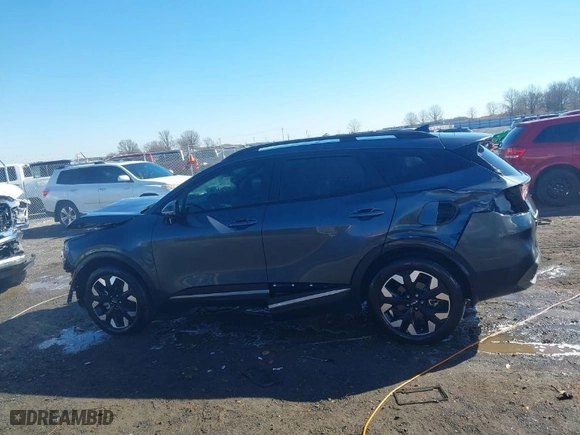 2023 Kia Sportage X-Line with VIN 5XYK6CAF6PG071171, listed as a IAAI auction lot 41664639 with 34,986 mi miles. Bid and sale history available at carsss.com. Image 14.
