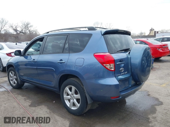 2008 Toyota RAV4 Ltd with VIN JTMBD31V485190036, listed as a IAAI auction lot 41863408 with 205,679 mi miles. Bid and sale history available at carsss.com. Image 3.