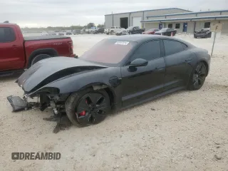 2021 Porsche Taycan 4S z VIN WP0AB2Y1XMSA45564, wystawiony jako Copart lot #82447814 z przebiegiem 29 098 mil mil oraz Szkoda całkowita • Salvage title. Historia ofert i sprzedaży dostępna na DreamBid. Obrazek 1.