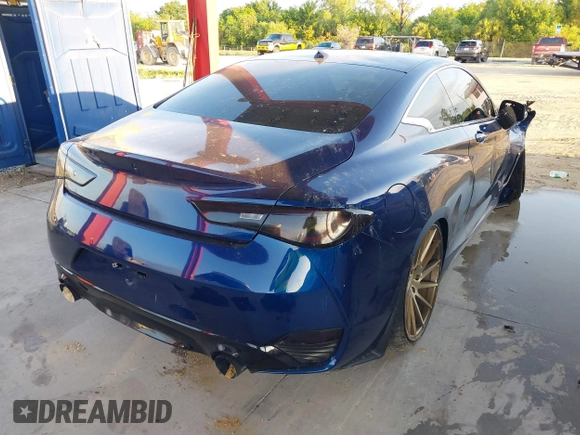2017 Infiniti Q60 Sport with VIN JN1EV7EL6HM554007, listed as a IAAI auction lot 38924235 with 99,776 mi miles and . Bid and sale history available at carsss.com. Image 4.