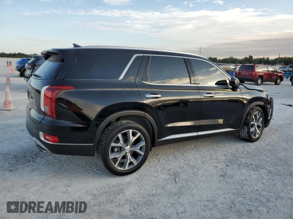 2022 Hyundai Palisade SEL with VIN KM8R44HE8NU383412, listed as a Copart auction lot 87695965 with Not provided miles and Non repairable. Bid and sale history available at DreamBid. Image 3.