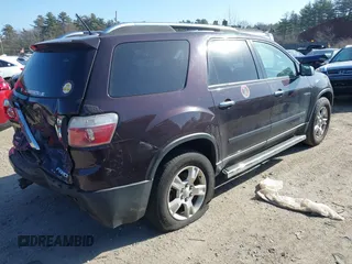 2009 GMC Acadia SLE1 with VIN 1GKEV13D19J143417, listed as a IAAI auction lot 41795852 with 204,887 mi miles and . Bid and sale history available at carsss.com. Image 4.