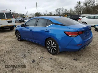 2024 Nissan Sentra SV with VIN 3N1AB8CVXRY213001, listed as a Copart auction lot 47650615 with 11,812 mi miles and Salvage Title. Bid and sale history available at DreamBid. Image 2.