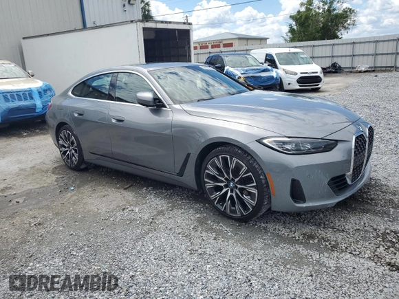 2024 BMW 4 Series 430i with VIN WBA63AV09RFT48581, listed as a Copart auction lot 56392545 with 12,811 mi miles and Non repairable. Bid and sale history available at DreamBid. Image 4.