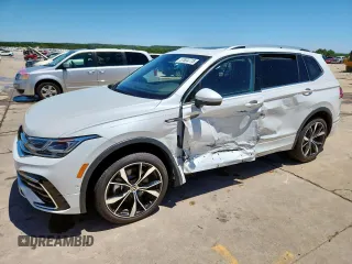2024 Volkswagen Tiguan SEL R-Line с VIN 3VV4B7AX7RM117098, выставлен на аукционе Copart как лот 57604775 с пробегом 13 283 миль миль и Списание • Salvage title. История ставок и продаж доступна на DreamBid. Изображение 1.