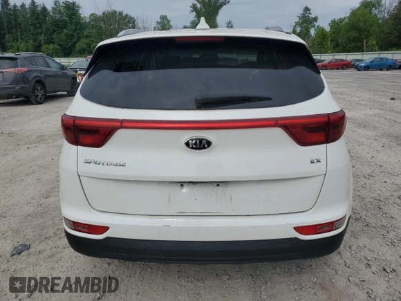 2018 Kia Sportage EX z VIN KNDPN3AC9J7310179, wystawiony jako Copart lot #61767815 z przebiegiem 77 541 mil mil oraz Szkoda całkowita • Salvage title. Historia ofert i sprzedaży dostępna na DreamBid. Obrazek 6.