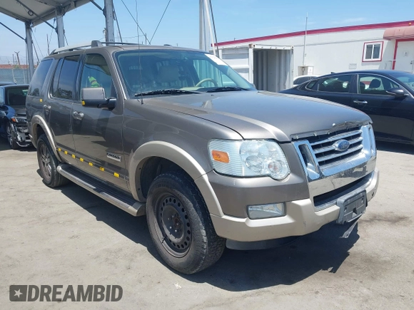 2006 Ford Explorer Eddie Bauer with VIN 1FMEU64E66UB29523, listed as a IAAI auction lot 42320935 with 188,837 mi miles and . Bid and sale history available at DreamBid. Image 1.