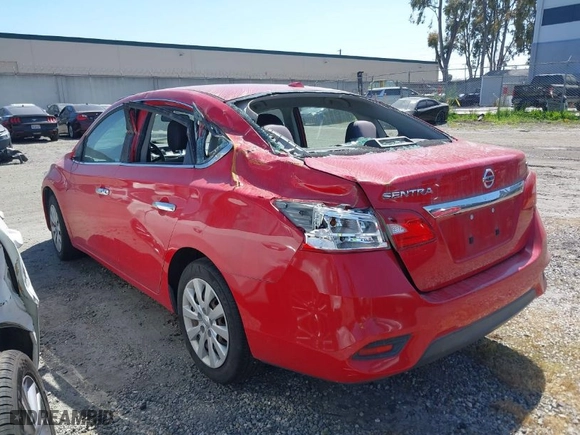 2017 Nissan Sentra SV with VIN 3N1AB7APXHL686584, listed as a IAAI auction lot 41893178 with 38,640 mi miles. Bid and sale history available at carsss.com. Image 3.