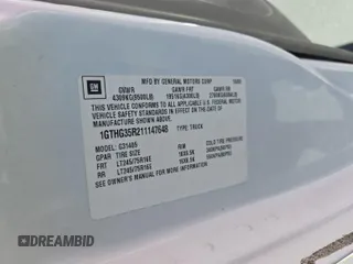 2001 GMC Savana z VIN 1GTHG35R211147648, wystawiony jako IAAI lot #42336403 z przebiegiem 119 511 mil mil oraz . Historia ofert i sprzedaży dostępna na DreamBid. Obrazek 1.