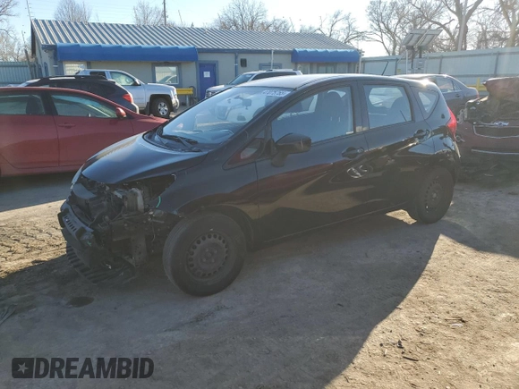 2016 Nissan Note S with VIN 3N1CE2CP1GL375124, listed as a Copart auction lot 47075765 with 103,724 mi miles and Salvage Title. Bid and sale history available at DreamBid. Image 1.