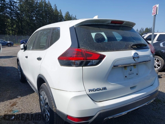 2018 Nissan Rogue SV with VIN KNMAT2MT1JP592478, listed as a IAAI auction lot 42023291 with 27,406 mi miles. Bid and sale history available at carsss.com. Image 3.