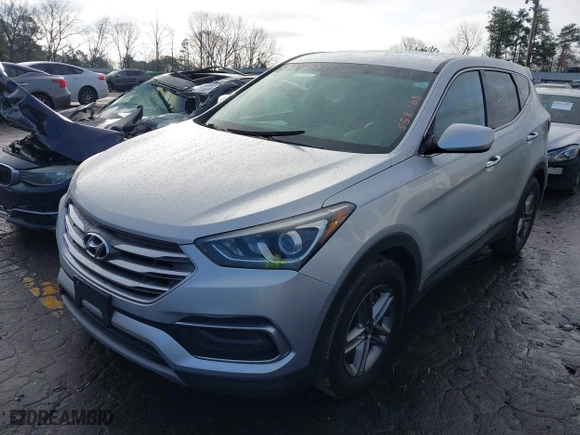 2018 Hyundai Santa Fe Sport 2.4L with VIN 5XYZT3LB6JG558105, listed as a IAAI auction lot 41533200 with 108,843 mi miles. Bid and sale history available at carsss.com. Image 17.