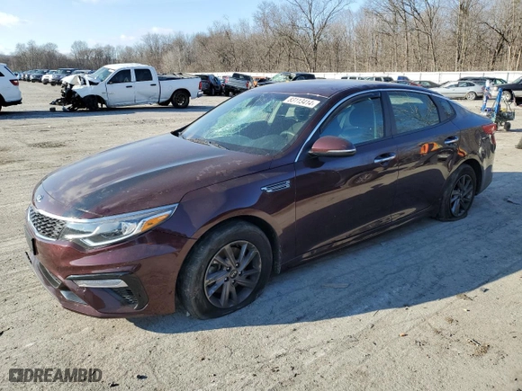 2020 Kia Optima SE with VIN 5XXGT4L39LG401844, listed as a Copart auction lot 83113414 with 51,591 mi miles and Salvage Title. Bid and sale history available at carsss.com. Image 1.