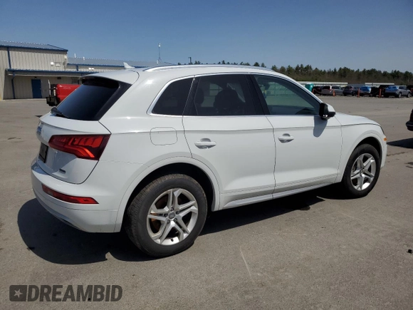 2019 Audi Q5 Premium z VIN WA1ANAFY4K2125898, wystawiony jako Copart lot #55009965 z przebiegiem Nie podano mil oraz Szkoda całkowita • Salvage title. Historia ofert i sprzedaży dostępna na DreamBid. Obrazek 3.