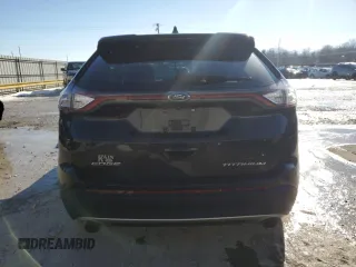 2015 Ford Edge Titanium with VIN 2FMTK4K83FBB39298, listed as a Copart auction lot 88142125 with 142,332 mi miles and Salvage Title. Bid and sale history available at carsss.com. Image 6.