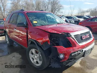 2012 GMC Acadia SLE with VIN 1GKKRPED9CJ143860, listed as a IAAI auction lot 41806894 with 125,936 mi miles. Bid and sale history available at carsss.com. Image 6.