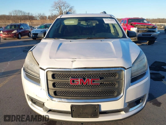 2016 GMC Acadia SLE with VIN 1GKKRNED1GJ276185, listed as a IAAI auction lot 41106804 with 160,245 mi miles and . Bid and sale history available at DreamBid. Image 12.