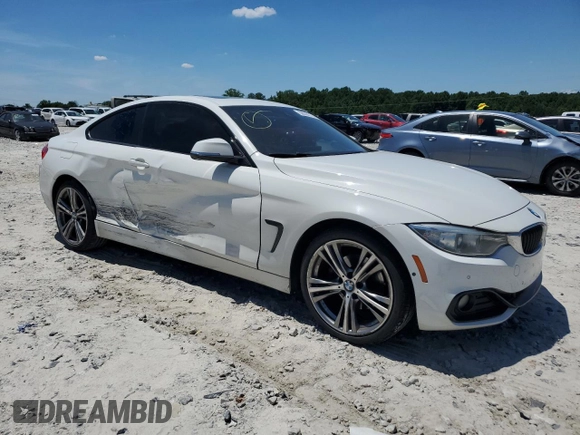 2017 BMW 4 Series 430i xDrive with VIN WBA4R9C3XHK878808, listed as a Copart auction lot 58300774 with 145,067 mi miles and Salvage Title. Bid and sale history available at DreamBid. Image 4.