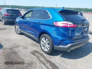 2020 Ford Edge Titanium with VIN 2FMPK4K96LBA55482, listed as a IAAI auction lot 42557716 with 61,509 mi miles and . Bid and sale history available at DreamBid. Image 3.