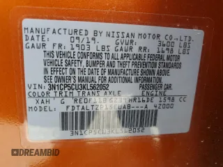 2019 Nissan Kicks SR with VIN 3N1CP5CU3KL562052, listed as a Copart auction lot 53169145 with 66,770 mi miles and Salvage Title. Bid and sale history available at carsss.com. Image 15.