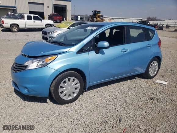 2014 Nissan Versa Note SV with VIN 3N1CE2CP4EL371260, listed as a Copart auction lot 49145125 with 177,409 mi miles and Salvage Title. Bid and sale history available at carsss.com. Image 1.