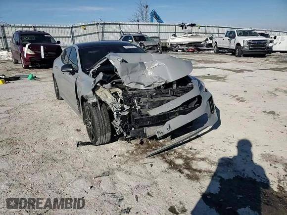 2022 Kia Stinger GT1 with VIN KNAE45LC7N6119730, listed as a Copart auction lot 43046365 with 44,285 mi miles and Salvage Title. Bid and sale history available at DreamBid. Image 11.