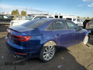 2017 Audi A4 Premium with VIN WAUGNAF41HN007244, listed as a Copart auction lot 42655145 with 80,468 mi miles and Salvage Title. Bid and sale history available at carsss.com. Image 3.