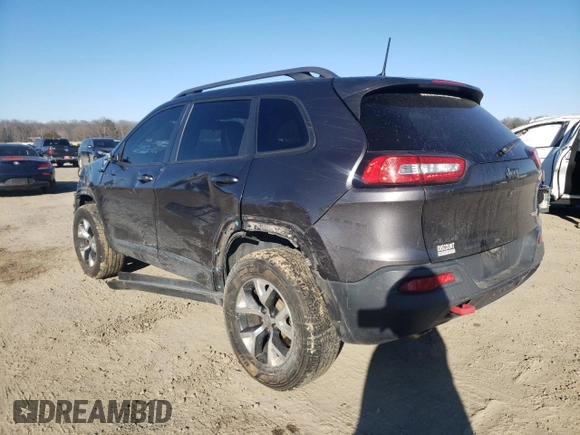 2017 Jeep Cherokee Trailhawk L Plus with VIN 1C4PJMBB5HW537036, listed as a Copart auction lot 42031035 with 115,732 mi miles and Salvage Title. Bid and sale history available at carsss.com. Image 2.