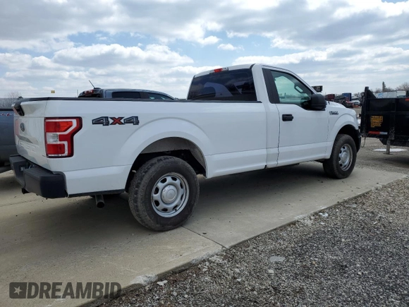 2018 Ford F-150 XL with VIN 1FTMF1EB7JKC12738, listed as a Copart auction lot 51264435 with 290,451 mi miles and Clean Title. Bid and sale history available at carsss.com. Image 3.