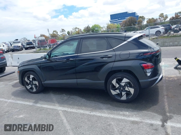 2024 Hyundai Kona Limited with VIN KM8HE3A38RU075108, listed as a IAAI auction lot 42051954 with 21,205 mi miles. Bid and sale history available at carsss.com. Image 14.