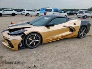 2023 Chevrolet Corvette 2LT with VIN 1G1YB2D48P5112816, listed as a Copart auction lot 58432315 with 38,258 mi miles and Salvage title. Bid and sale history available at DreamBid. Image 1.