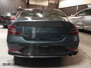 2023 Genesis G70 2.0T with VIN KMTG34TA3PU115553, listed as a IAAI auction lot 41822917 with 35,784 mi miles. Bid and sale history available at carsss.com. Image 16.