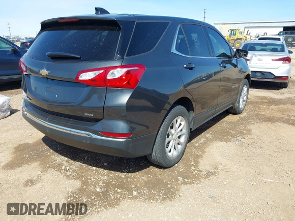 2020 Chevrolet Equinox LT with VIN 2GNAXUEV1L6207088, listed as a IAAI auction lot 41830542 with 65,836 mi miles. Bid and sale history available at carsss.com. Image 4.