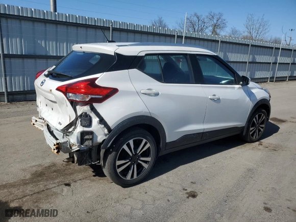 2018 Nissan Kicks S with VIN 3N1CP5CU8JL497357, listed as a Copart auction lot 51067455 with 76,021 mi miles and Salvage Title. Bid and sale history available at carsss.com. Image 3.